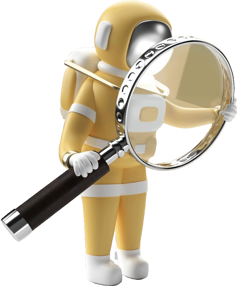3D astronaut SEO illustration – Creative Impact Group parasite SEO strategy for Web3 and crypto projects
